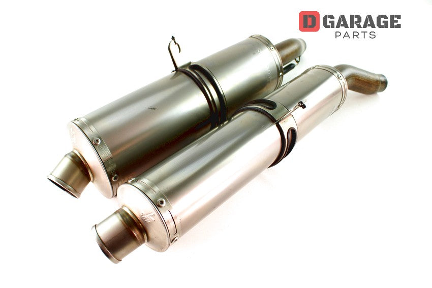 Titanium exhaust mufflers sbk leovince ducati monster 620 695 1000