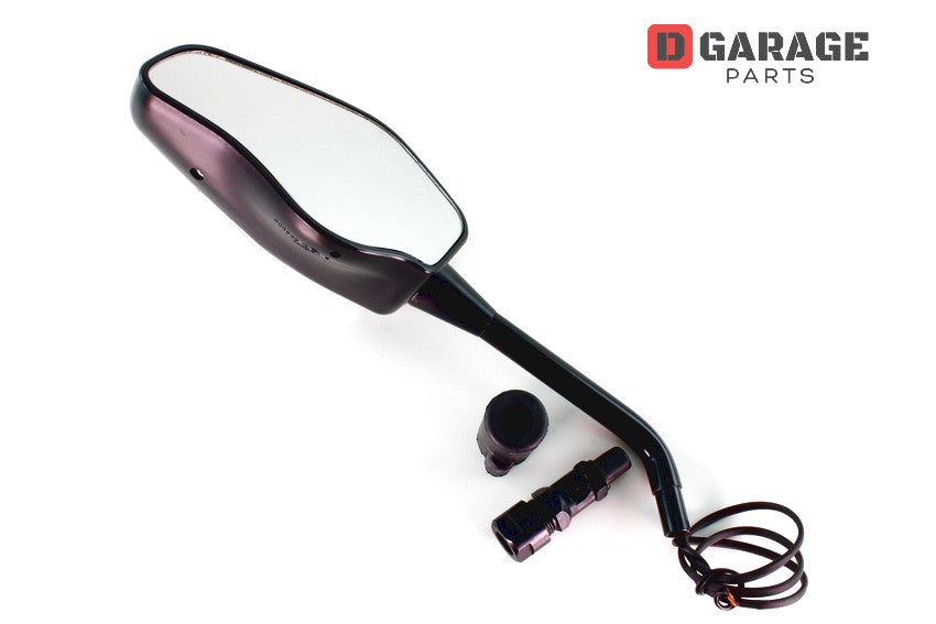 Area1 Set Specchietti Retrovisori M8/M10 Per Moto - Omologati E, Design F1 Effetto Carbonio Per Multistrada 1200, GT1000 (06-10)